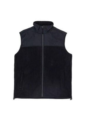 Sleeveless Fleece jack: warm, en comfortabel.