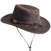 Stoere Outback Leren Cowboyhoed