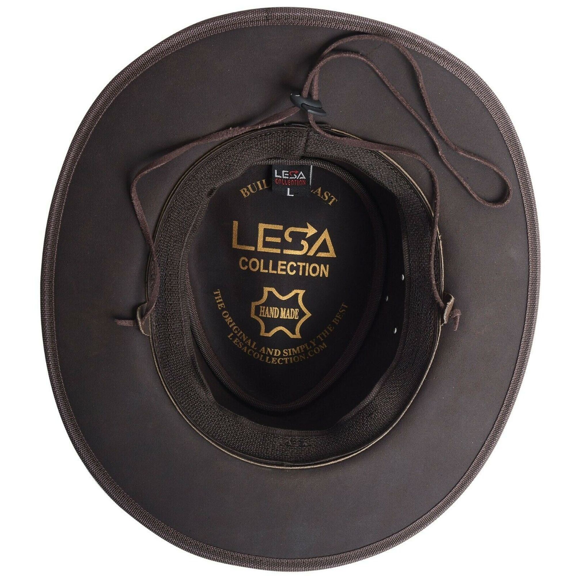 Stoere Outback Leren Cowboyhoed