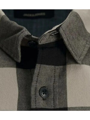 Alternative view of JACK & JONES KATOENEN OVERHEMD - BEIGE